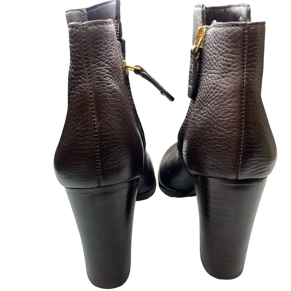 Tory Burch Dark Brown Ankle Booties - Picture 9 of 14